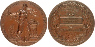 Országos Általános Kiállítás Budapest 1885 díjérem